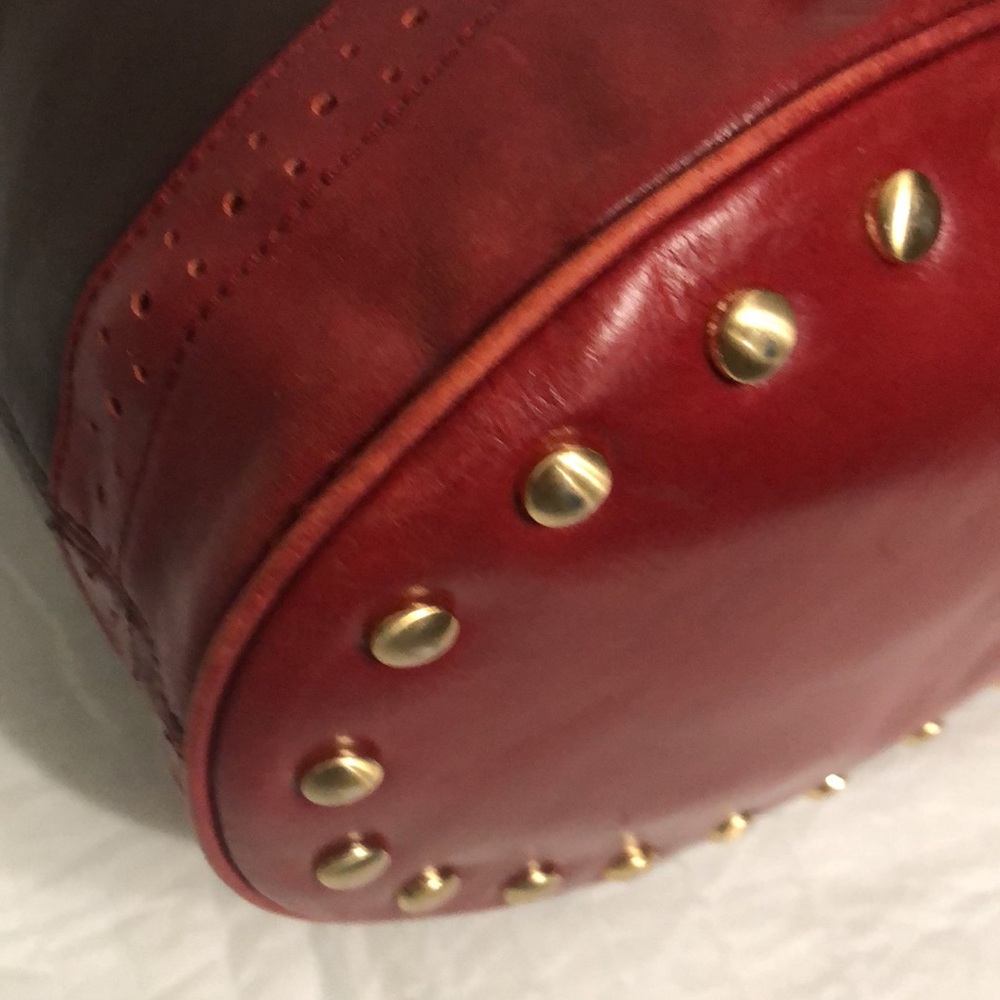 Kate Landry Leather Bucket Bag - Picture 8 of 12